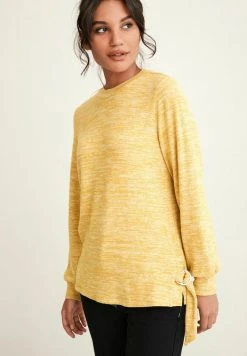 Next Damen COSY SIDE - Strickpullover - Ochre
