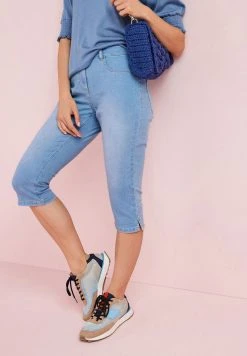 Next Damen PEDAL PUSHER - Jeans Shorts - Mid Blue -Next Verkäufe 2022 8be0429dc1be46419a8424a28cc750e2
