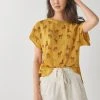Next Damen T-Shirt Print - Ochre