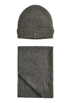 Next Herren SET - Mütze - Grey