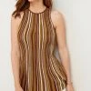 Next Damen LUREX SLEEVELESS - Top - Gold Stripe