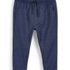 Next Kinder CHECK - Stoffhose - Navy Blue