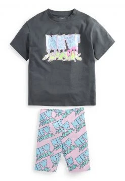 Next Kinder NEW YORK GRAFFITI SET (3-16YRS) - Shorts - Charcoal