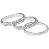 Next Damen 3 PACK - Ring - Silver