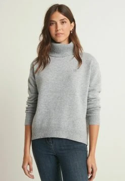 Next Damen ROLL NECK - Strickpullover - Grey