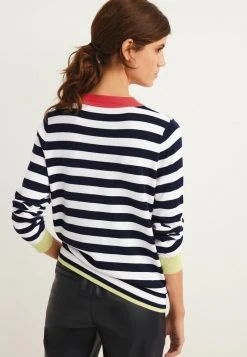 Next Damen LONG SLEEVE - Strickpullover - Black/white/coral -Next Verkäufe 2022 8d64ef4f4a1b430482243c458dfd6317