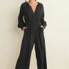 Next TIE NECK CREPE - Jumpsuit - Dark Blue | Damen