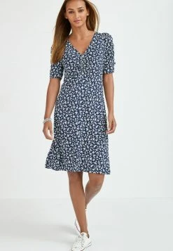 Next Damen SHORT SLEEVE TEA - Freizeitkleid - Blue 6 Next Damen SHORT SLEEVE TEA - Freizeitkleid - Blue -Next Verkäufe 2022 8d6c17e8135147d082fae188327528b2