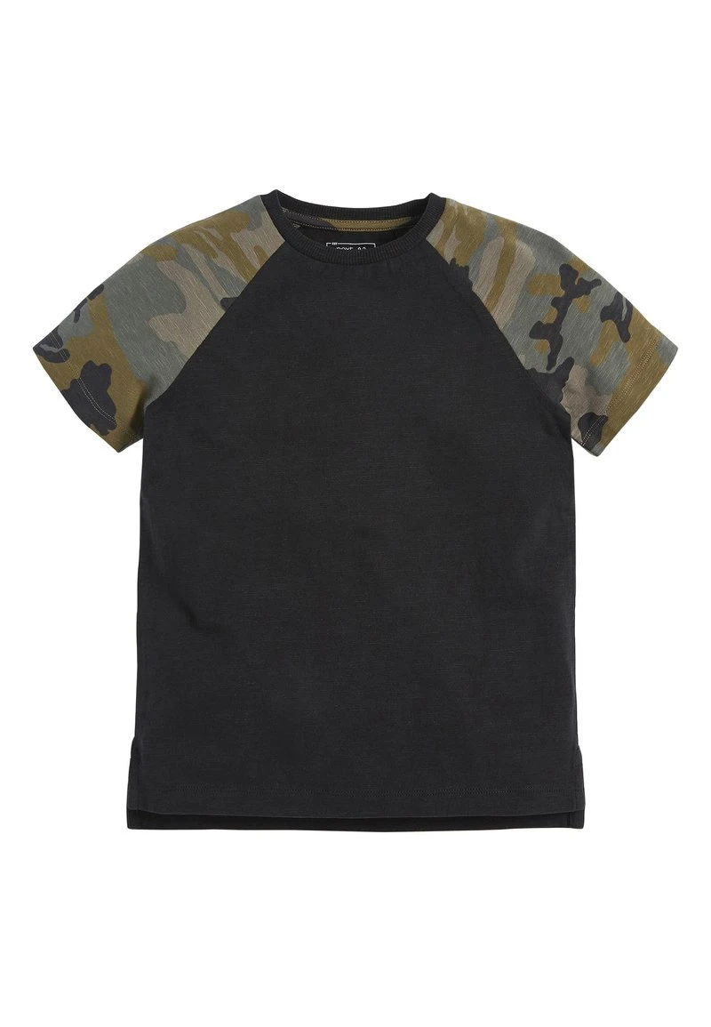 Next Kinder CAMOUFLAGE 3 PACK CAMO SHORT SLEEVE RAGLAN T-SHIRTS (3-16YRS) - T-Shirt Print - Black 2 Next Kinder CAMOUFLAGE 3 PACK CAMO SHORT SLEEVE RAGLAN T-SHIRTS (3-16YRS) - T-Shirt Print - Black – Bild 2