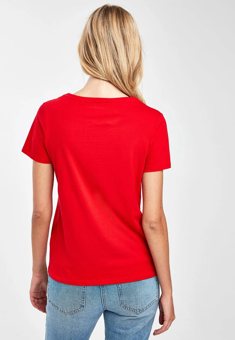 Next Damen T-Shirt Basic - Red 2 Next Damen T-Shirt Basic - Red – Bild 2