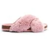 Next Damen Hausschuh - Rose Pink Recycled Faux Fur