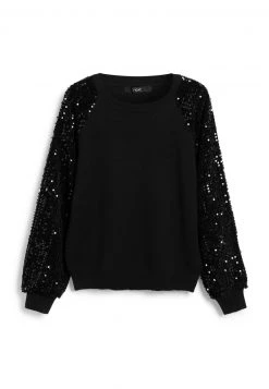 Next Damen SEQUIN - Strickpullover - Black -Next Verkäufe 2022 8d9e96f0e0424acabb7248a7b031d814