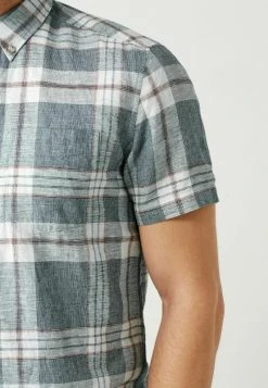 Next SHORT SLEEVE - Hemd - Grey Linen Blend | Herren -Next Verkäufe 2022 8db013d136b84cdcbc520f4acf504e7e