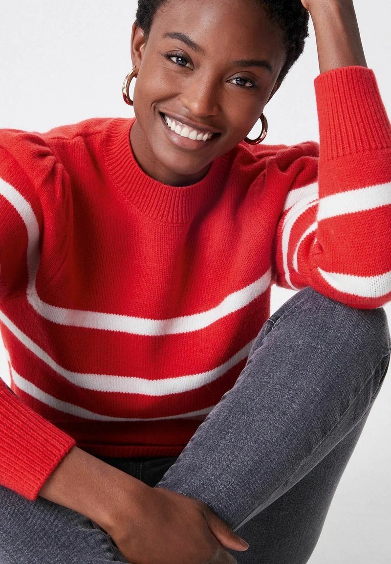Next VOLUME SLEEVE - Strickpullover - Red | Damen 3 Next VOLUME SLEEVE - Strickpullover - Red | Damen – Bild 3