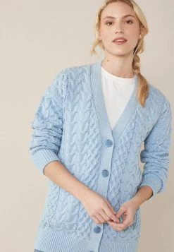 Next Damen CABLE BUTTON - Strickjacke - Blue -Next Verkäufe 2022 8e301d01d83a4280844b202ced0be497