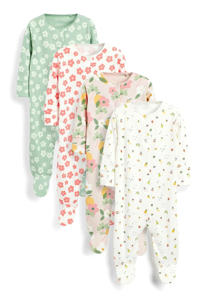 Next Kinder Strampler - Pink/green Floral Baby 1 Next Kinder Strampler - Pink/green Floral Baby