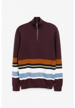 Next Herren COLOURBLOCK ZIP NECK - Strickpullover - Red -Next Verkäufe 2022 8e46b2376d0842e9b4c83cd115e44136