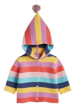 Next MULTI STRIPE BRIGHT CARDIGAN (0MTHS-3YRS) - Strickjacke - Pink | Kinder