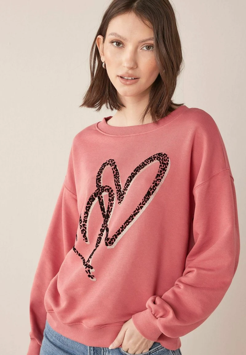 Next Damen GRAPHIC - Sweatshirt - Pink 1 Next Damen GRAPHIC - Sweatshirt - Pink