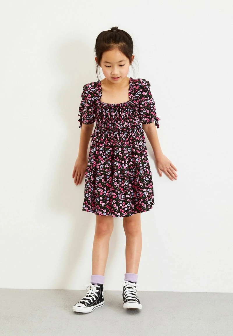 Next Kinder PRINTED SHIRRED - Freizeitkleid - Black Ditsy 2 Next Kinder PRINTED SHIRRED - Freizeitkleid - Black Ditsy – Bild 2