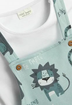 Next Kinder SET - Latzhose - Blue Animal -Next Verkäufe 2022 8e950a31093942a4a7847761842ee00e