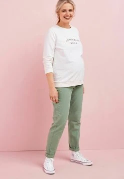 Next Damen Jeans Slim Fit - Khaki Green