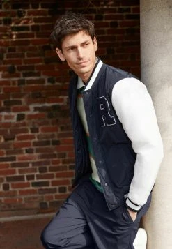 Next Herren Bomberjacke - Navy Blue White -Next Verkäufe 2022 8ed17242a3e34f1ea8a5631a1aebbb03