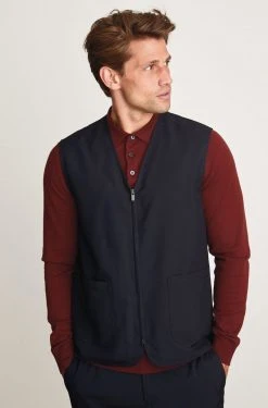 Next Herren Weste - Blue