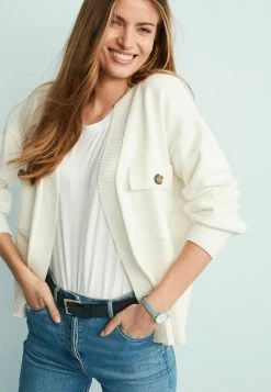 Next Damen Strickjacke - White