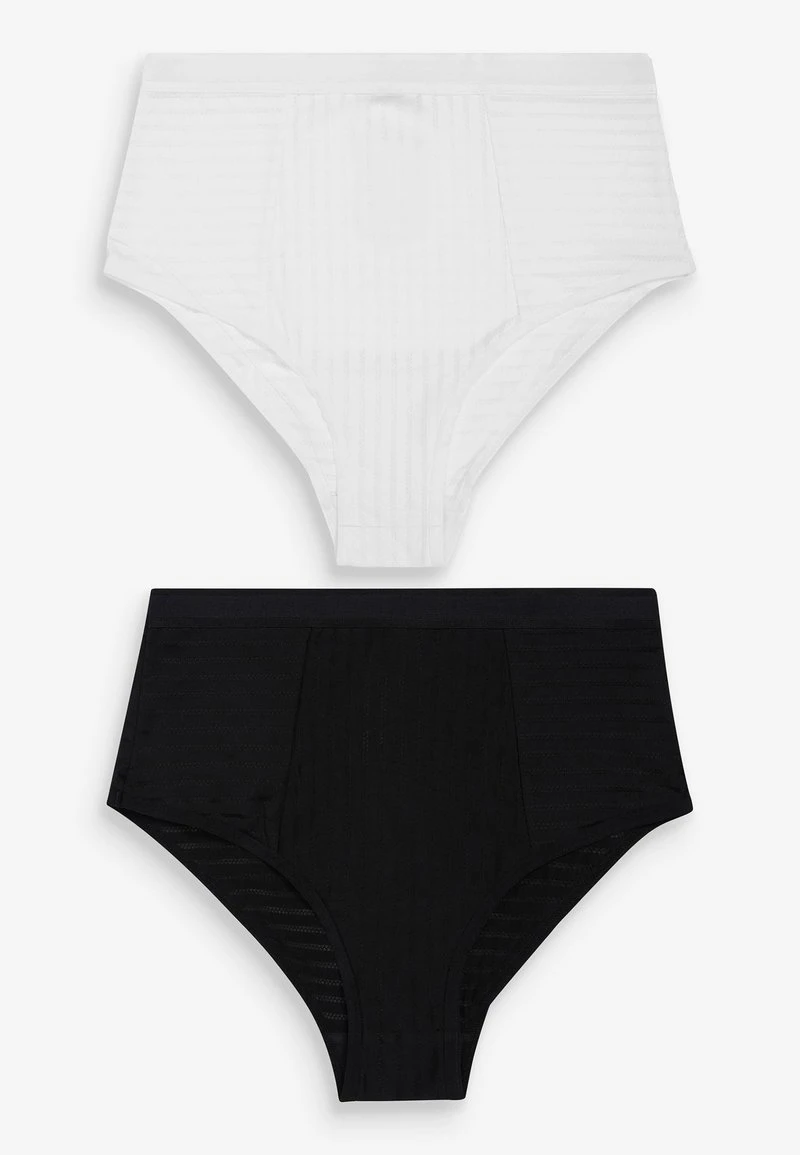 Next Damen STRIPE HIGH WAIST TWO PACK - Slip - Multi-coloured 2 Next Damen STRIPE HIGH WAIST TWO PACK - Slip - Multi-coloured – Bild 2