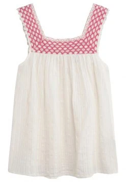 Next Damen Top - White Pink