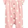 Next Kinder Jumpsuit - Pink Polka Dot