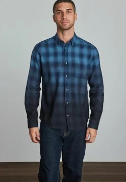 Next Herren DIP DYE - Hemd - Blue