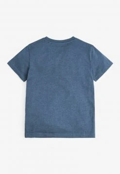 Next Kinder EMBROIDERED SHORT SLEEVE - T-Shirt Print - Indigo Blue Shark -Next Verkäufe 2022 904401b02ca34fe8961bfcecdccc3f5f
