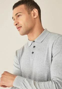 Next Herren Poloshirt - Grey -Next Verkäufe 2022 905812506cfc42c0a854db4af54120b8