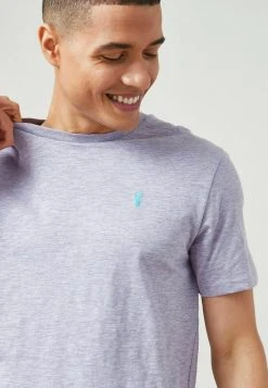 Next T-Shirt Print - Lilac Purple Marl | Herren -Next Verkäufe 2022 9061a4c9566a458f8226fb811cffb804