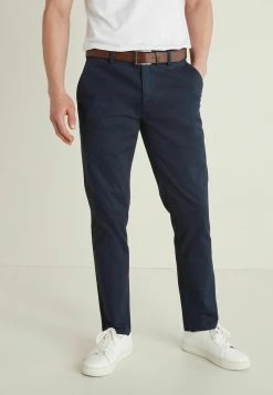 Next Herren BELTED SOFT TOUCH - Chino - Navy Blue