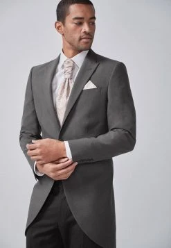 Next Herren NAVY SLIM FIT MORNING SUIT JACKET - Anzugsakko - Grey