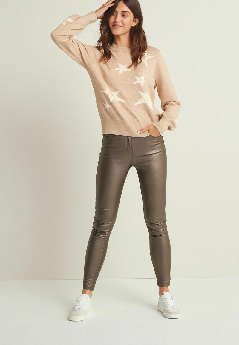 Next Damen STAR - Strickpullover - Light Brown 1 Next Damen STAR - Strickpullover - Light Brown