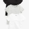 Next Kinder 3 PACK - T-Shirt Basic - Black