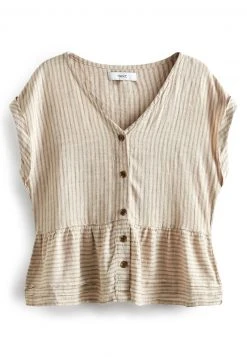 Next Damen BUTTON THROUGH TOP - Bluse - Off White -Next Verkäufe 2022 927539dee75549eea6e14d903f72582e