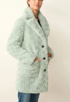 Next Damen TEDDY BORG - Wintermantel - Mint -Next Verkäufe 2022 9287ffec410a49419eb54e95a145af90