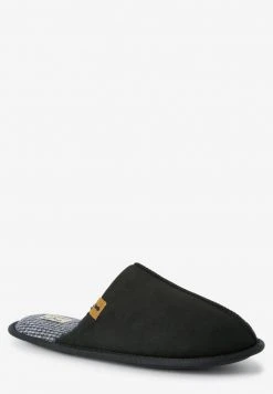 Next Herren CHECK - Hausschuh - Black