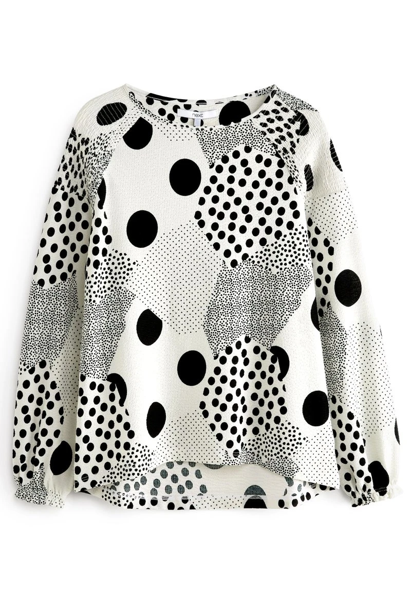 Next Damen LONG SLEEVE SHIRRED - Langarmshirt - White 3 Next Damen LONG SLEEVE SHIRRED - Langarmshirt - White – Bild 3