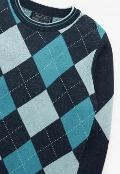 Next Kinder ARGYLE - Strickpullover - Blue -Next Verkäufe 2022 92af29d2e5524fd696dd4551f240efdf