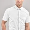 Next Herren WHITE SLIM FIT SHORT SLEEVE EASY CARE SHORT SLEEVE SHIRT - Hemd - White