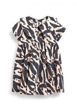 Next Kinder COLLAR DRESS - Freizeitkleid - Animal Print