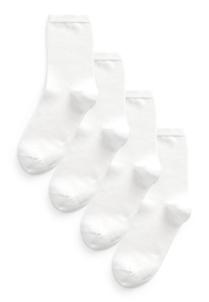 Next Damen 4 PACK - Socken - White 1 Next Damen 4 PACK - Socken - White