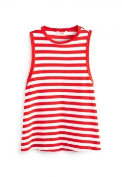 Next Damen Top - White. Red -Next Verkäufe 2022 93006e24e9f84d13b8936f06eb48225a