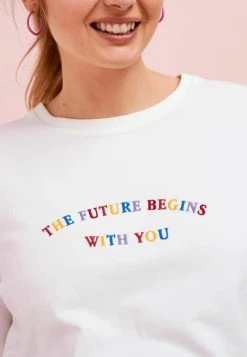 Next Damen Sweatshirt - Ecru Cream